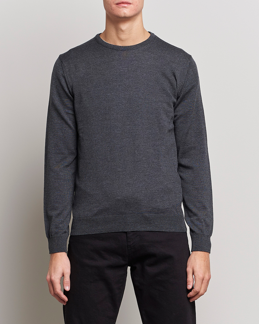 Herre |  | Stenströms | Merino Crew Neck Anthracite