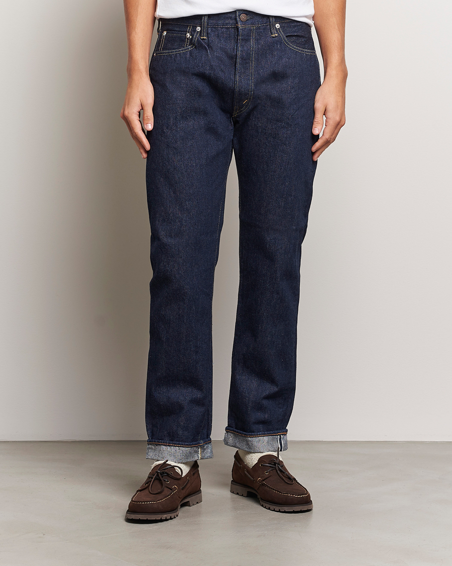 Herre |  | orSlow | Tapered Fit 107 Selvedge Jeans One Wash