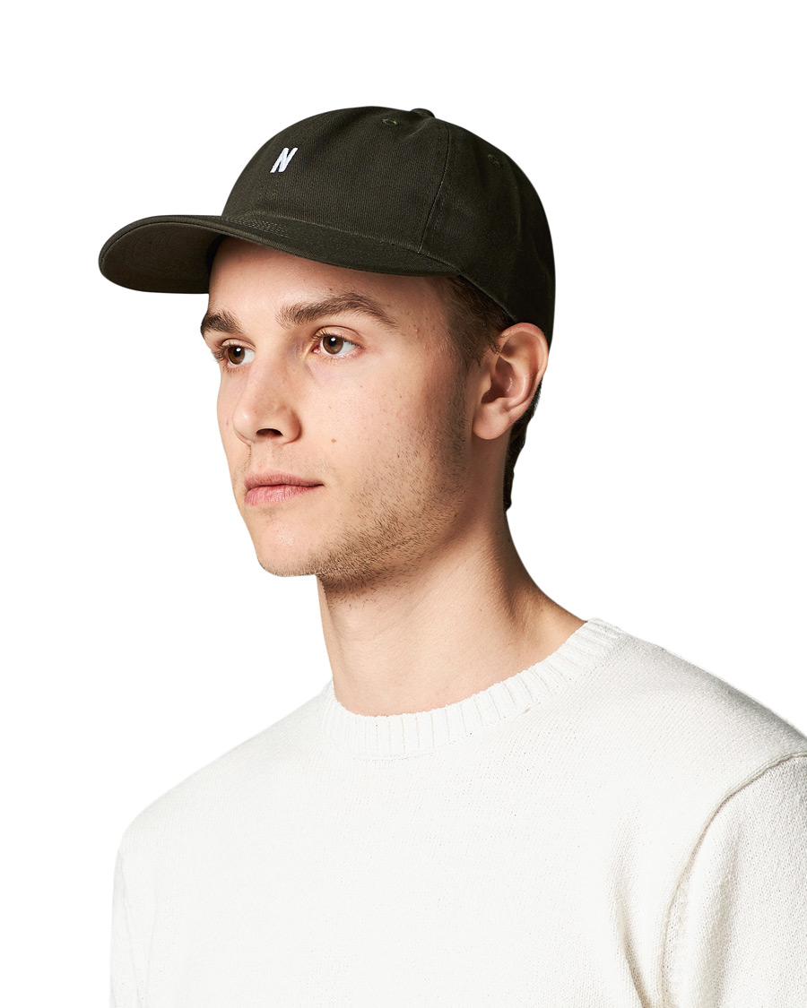 Norse Projects Twill Sports Cap Beech Green