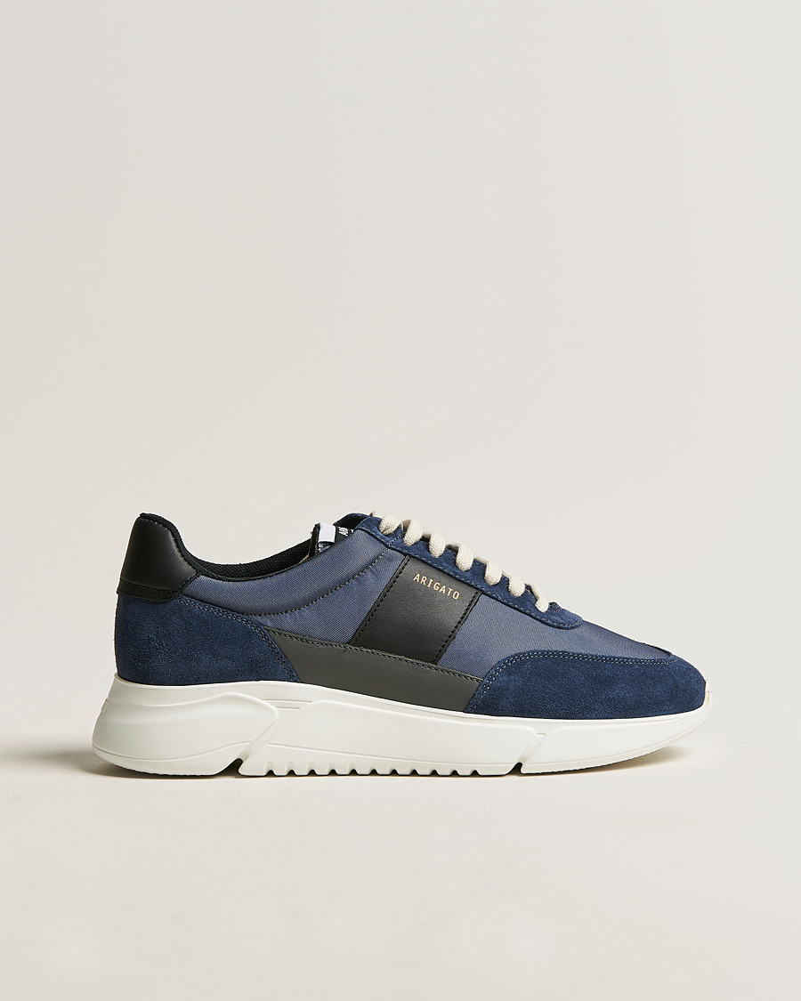 Axel Arigato Genesis Vintage Runner Sneaker Navy hos CareOfCarl.no