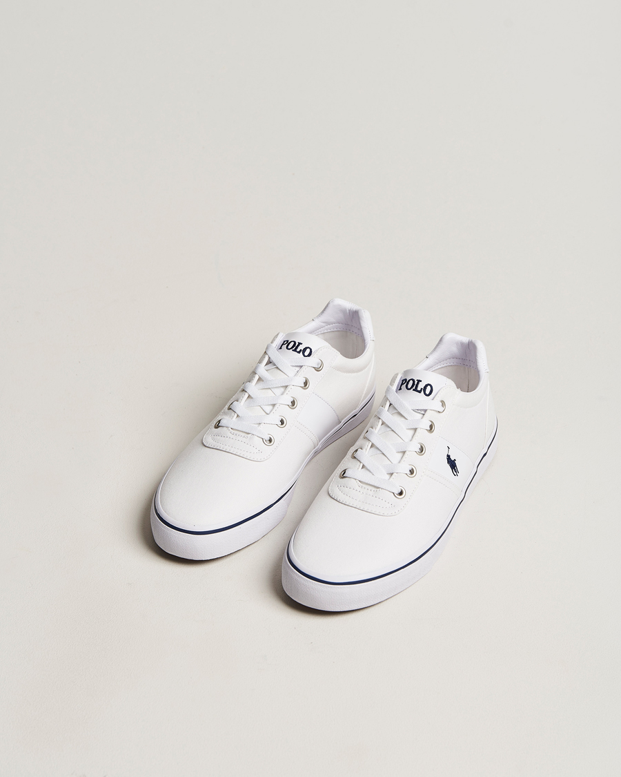 Herre | Preppy Authentic | Polo Ralph Lauren | Hanford Canvas Sneaker White/Navy