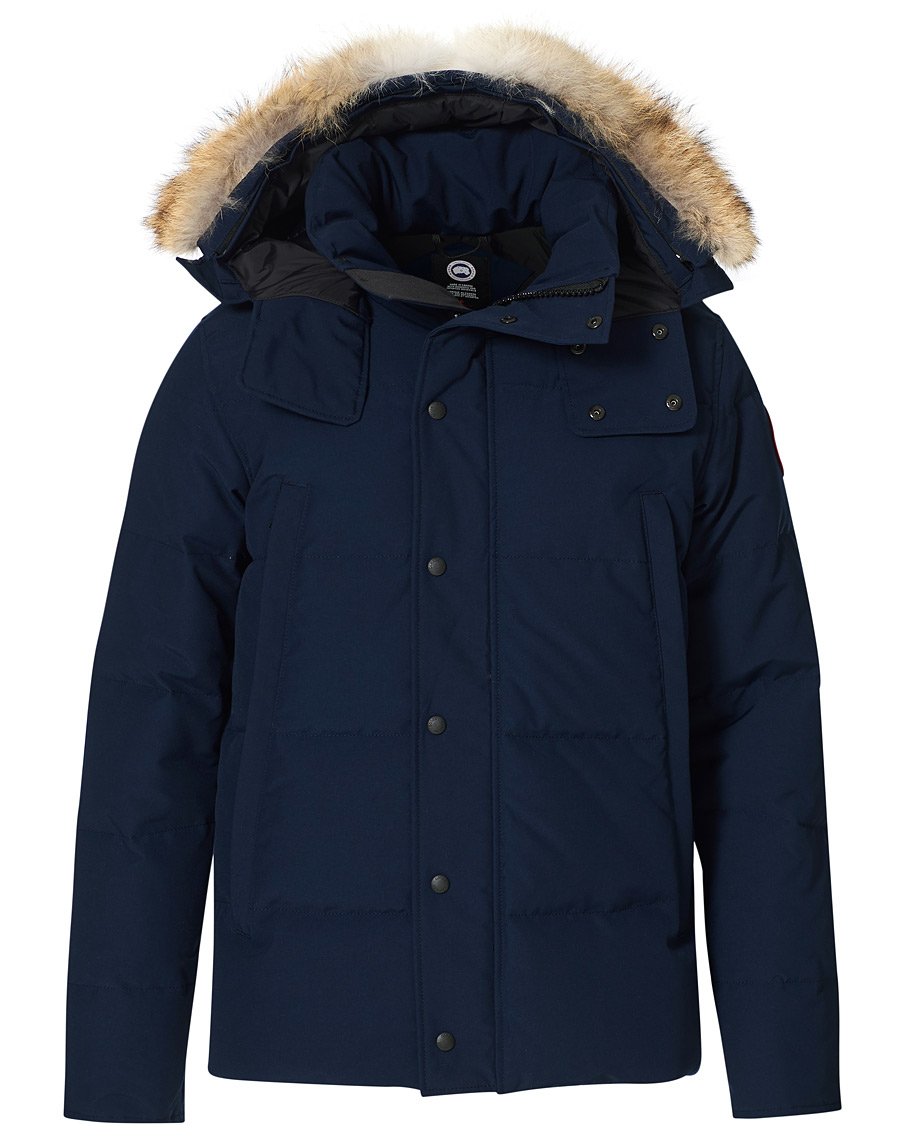 Canada Goose Wyndham Parka Atlantic Navy hos CareOfCarl.no