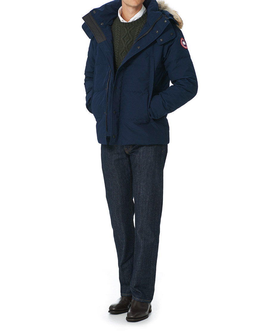 Canada Goose Wyndham Parka Atlantic Navy hos CareOfCarl.no