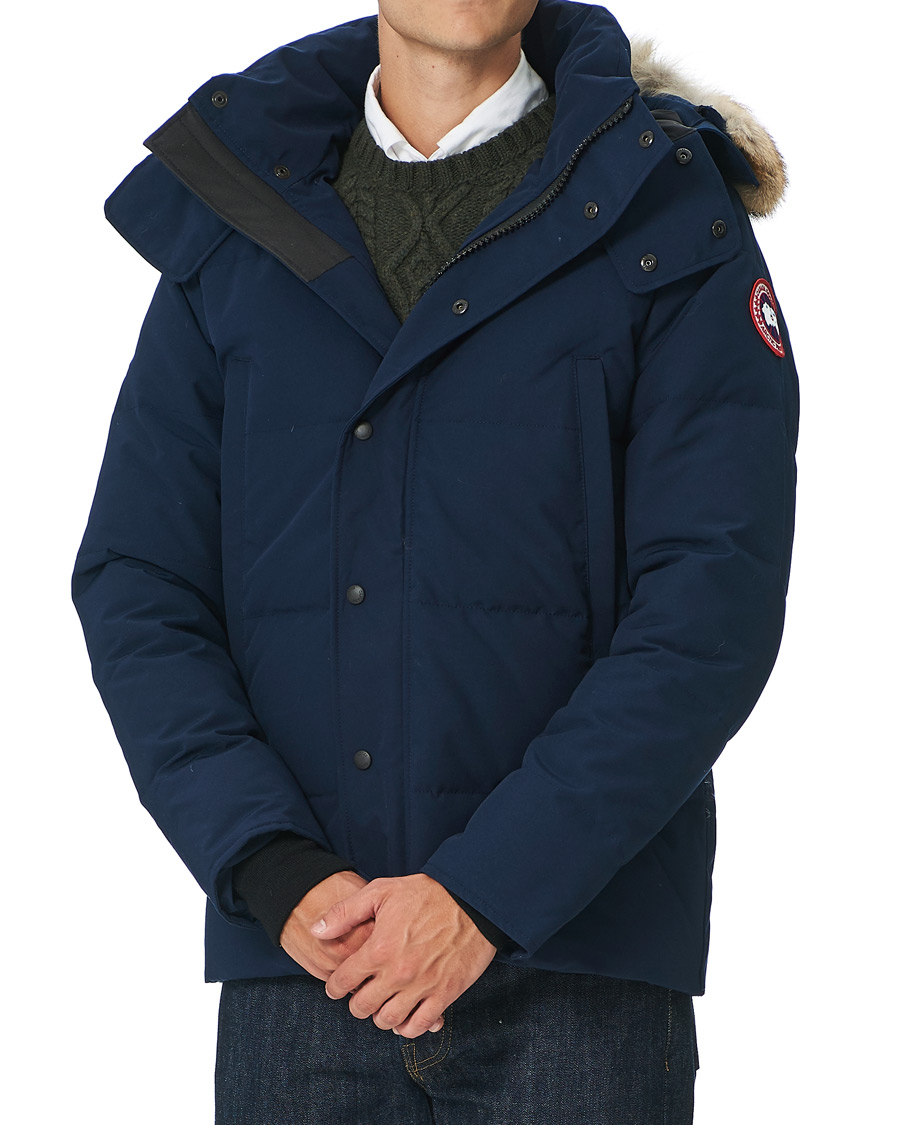 Canada Goose Wyndham Parka Atlantic Navy hos CareOfCarl.no