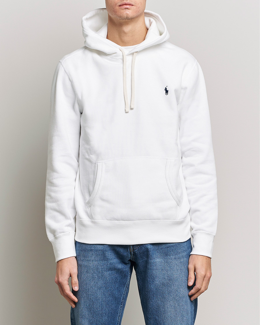 Herre | Hettegensere | Polo Ralph Lauren | RL Fleece Hoodie White