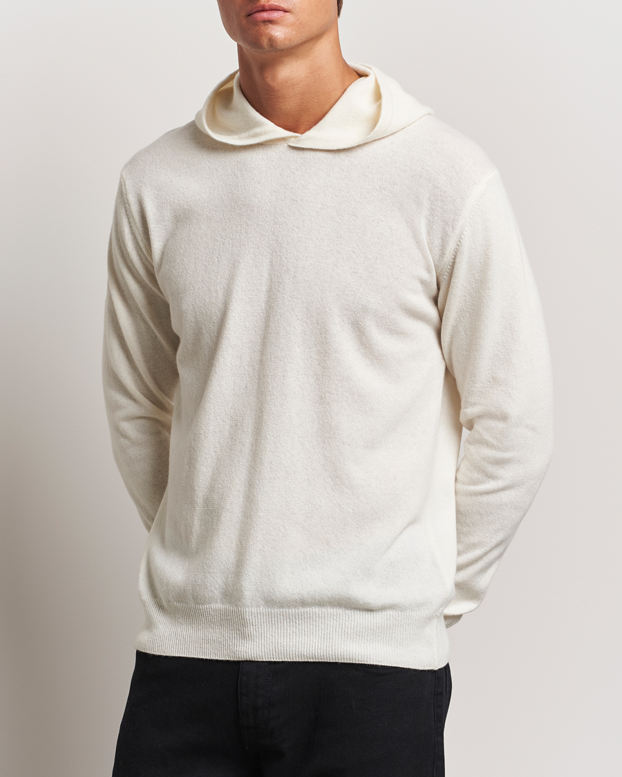 Herre |  | Oscar Jacobson | Pascal Wool/Cashmere Hoodie Creme