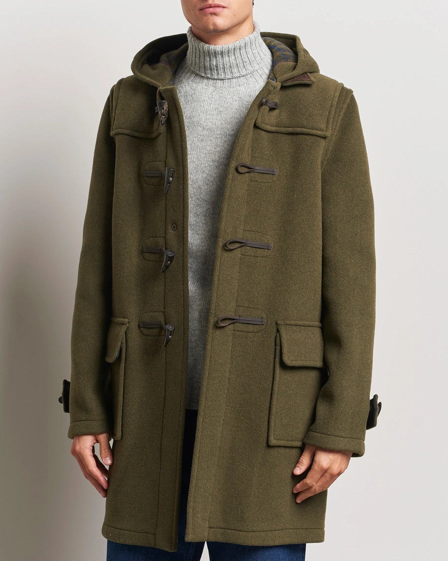 Herre |  | Gloverall | Morris Duffle Coat Loden/Check