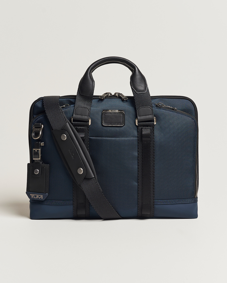 Herre | TUMI Alpha Bravo Acadamy Brief Navy | TUMI | Alpha Bravo Acadamy Brief Navy