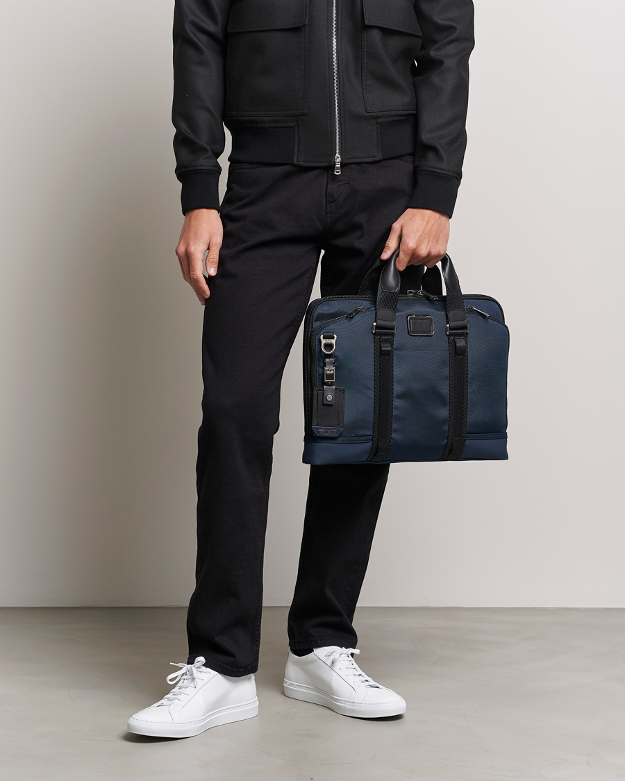 Herre | TUMI Alpha Bravo Acadamy Brief Navy | TUMI | Alpha Bravo Acadamy Brief Navy