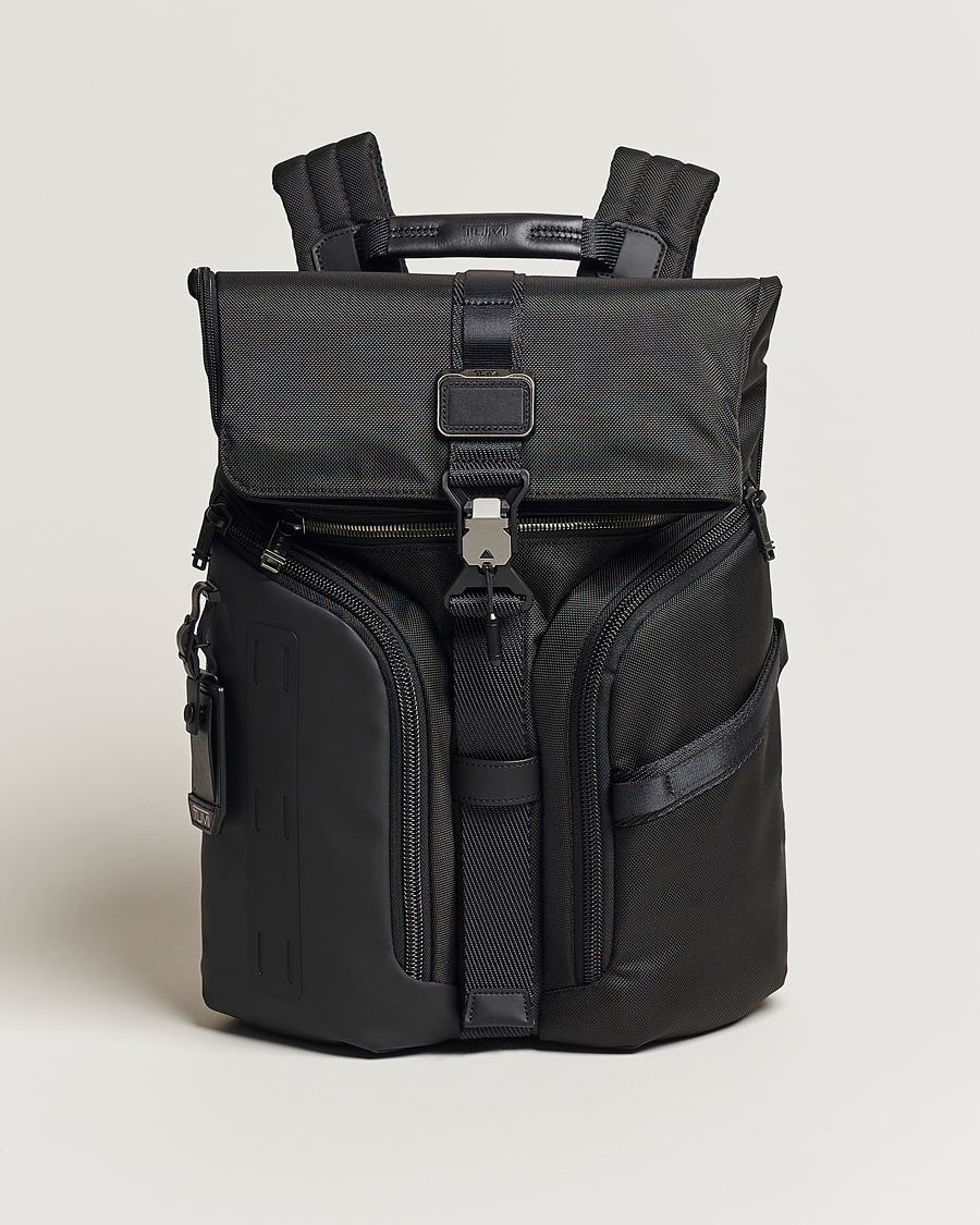 Herre | TUMI Alpha Bravo Logistics Backpack Black | TUMI | Alpha Bravo Logistics Backpack Black