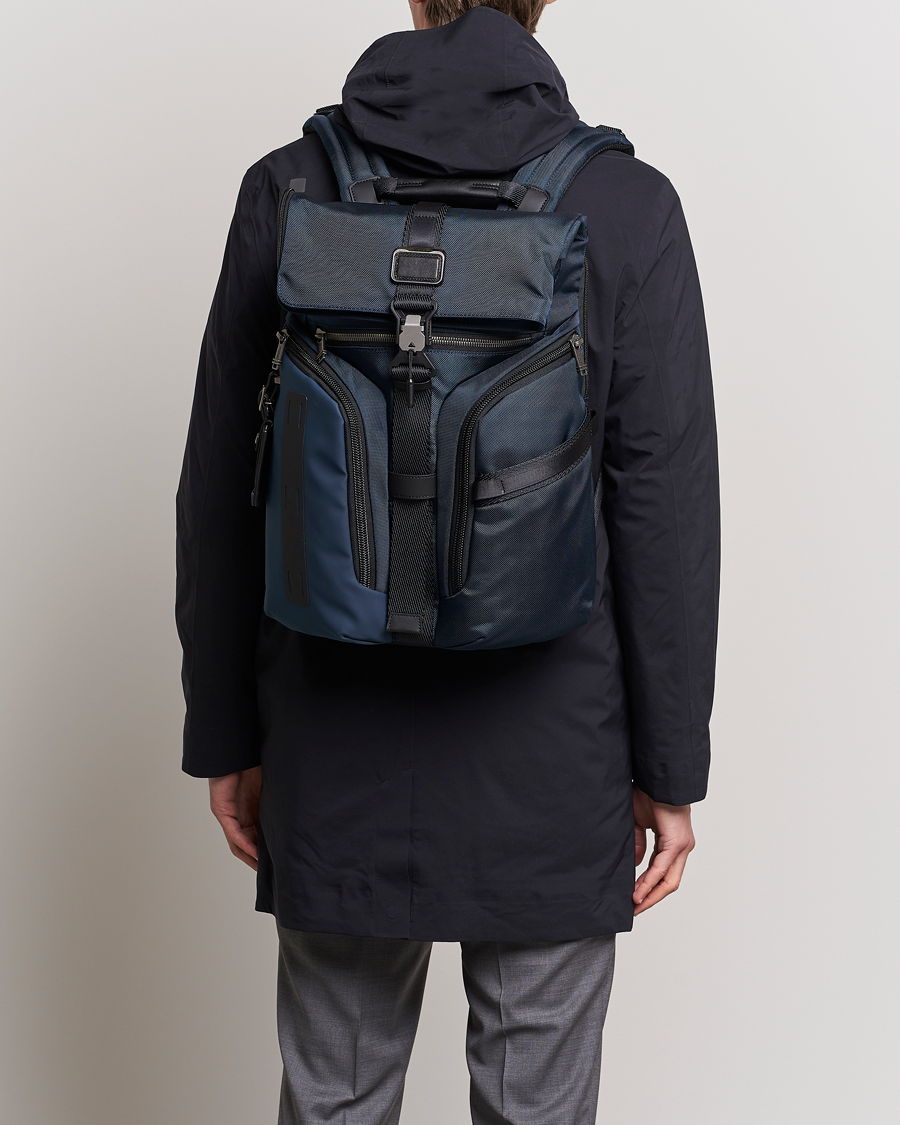 Herre | TUMI Alpha Bravo Logistics Backpack Navy | TUMI | Alpha Bravo Logistics Backpack Navy