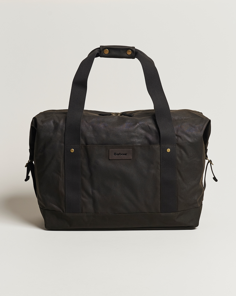 Barbour wax cotton store travel explorer bag