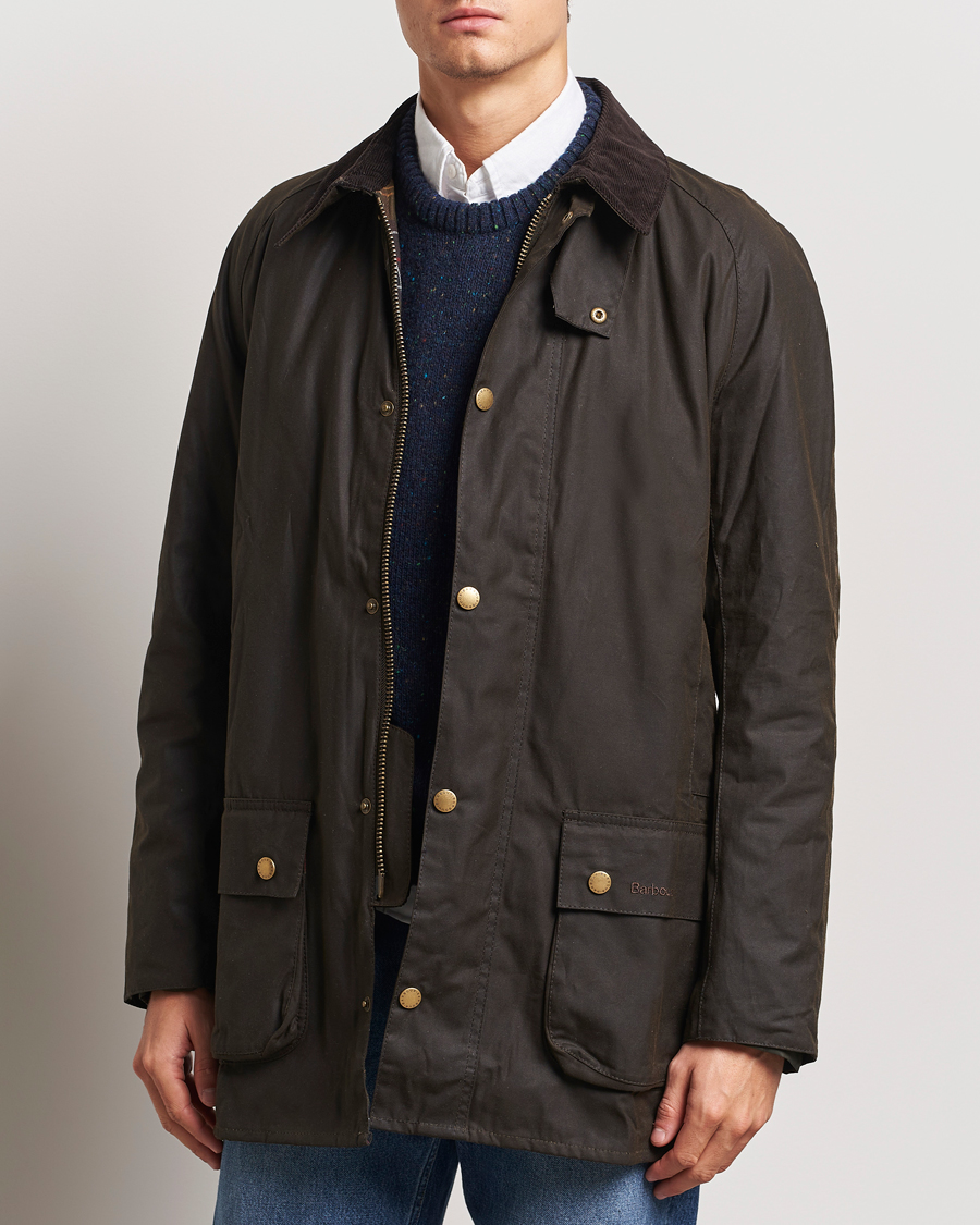 Herre |  | Barbour Lifestyle | Beausby Waxed Jacket Olive