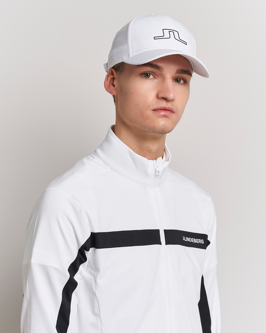 Herre | Assesoarer | J.Lindeberg | Caden Golf Cap White