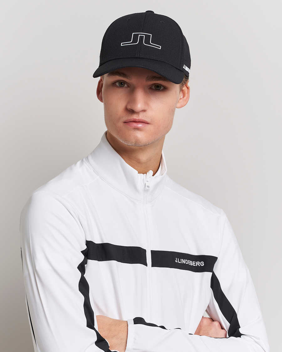 Herre | Caps | J.Lindeberg | Caden Golf Cap Black