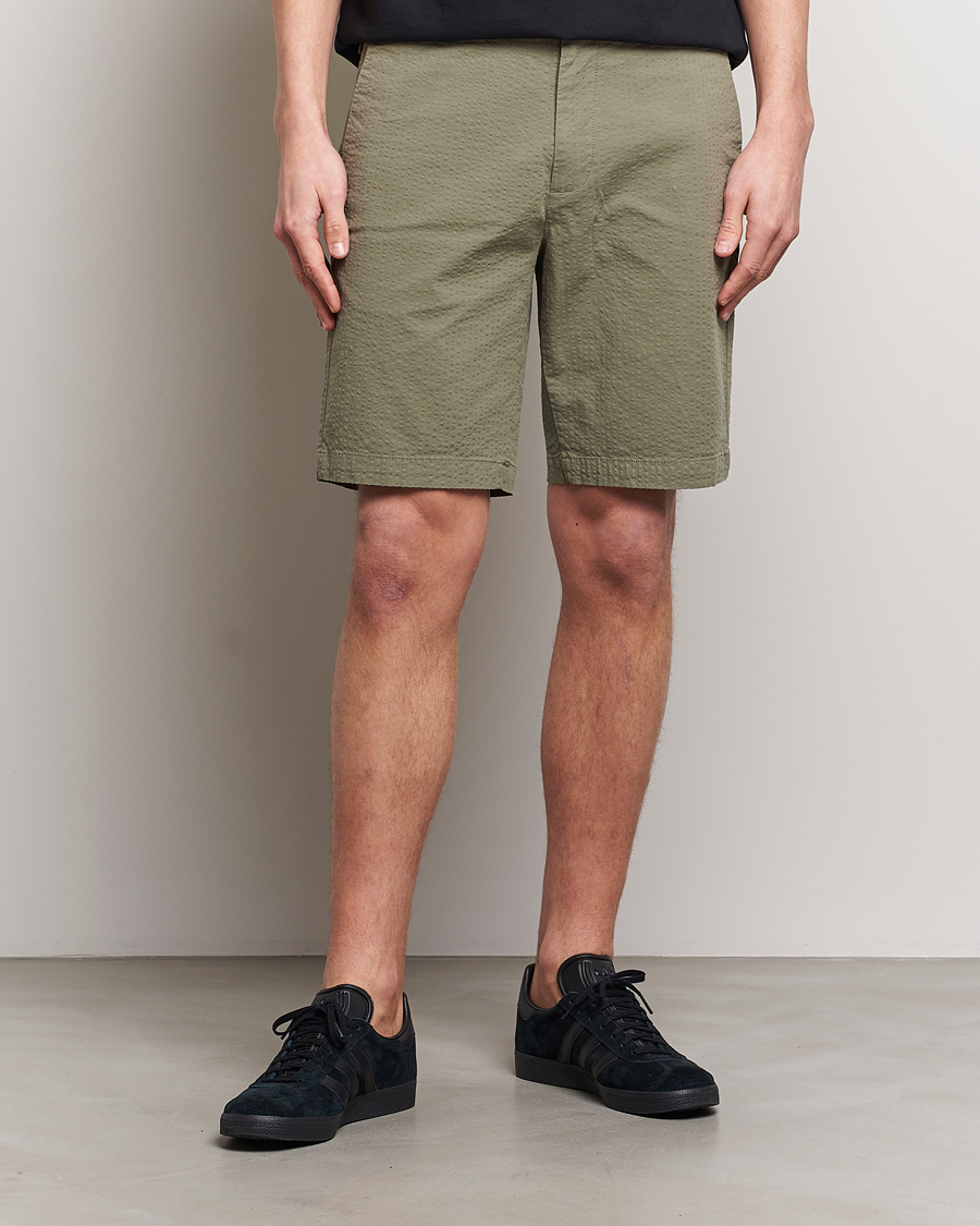 Herre | American Heritage | Dockers | Cotton Stretch Seersucker Chino Shorts Camo