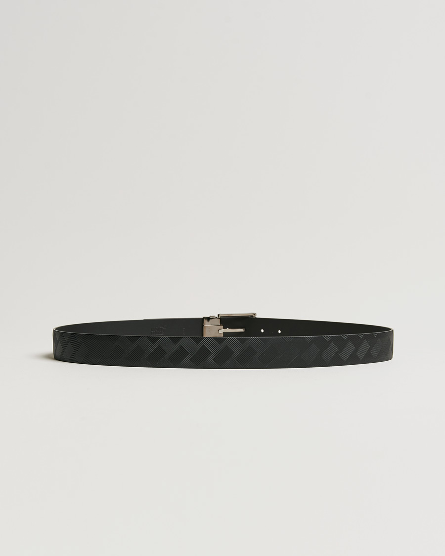 Herre | Assesoarer | Montblanc | Black 35 mm Leather Belt Black