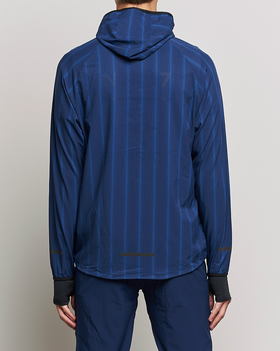 navy running jacket