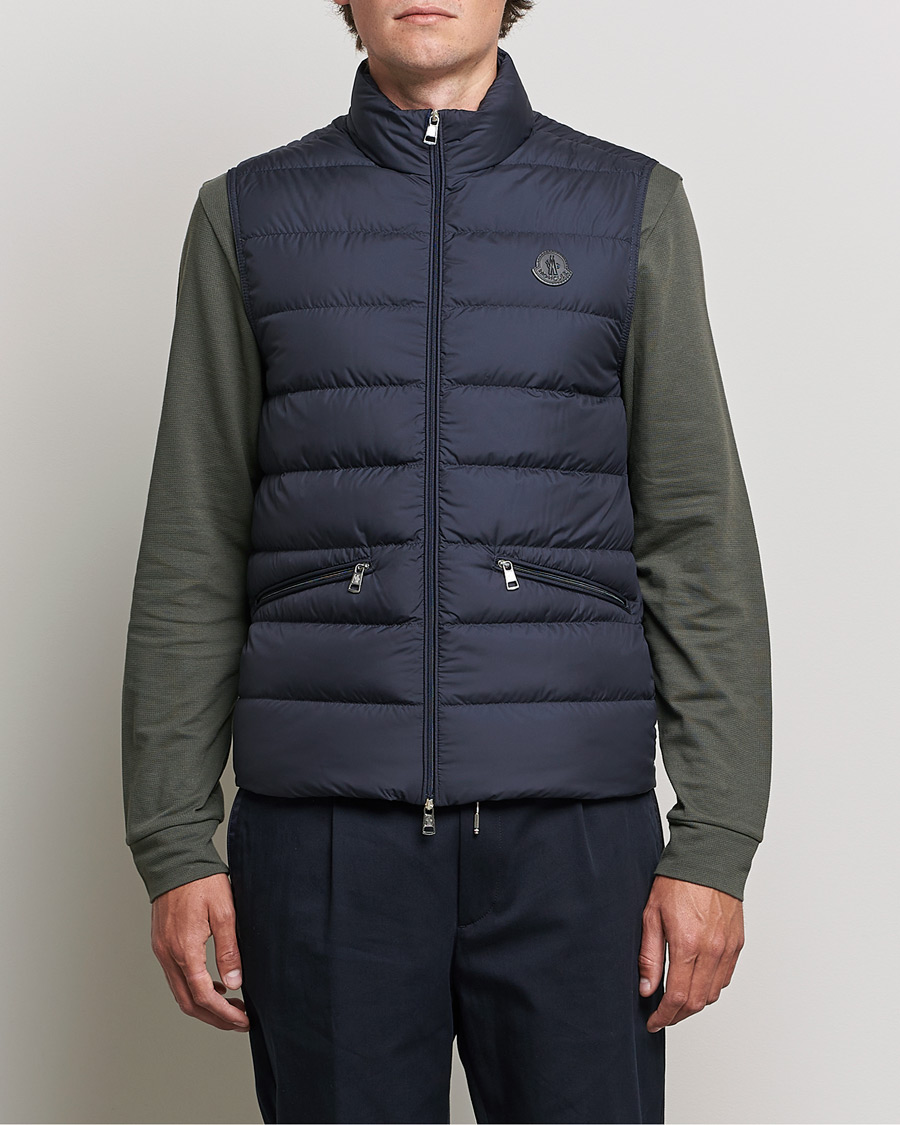 moncler long gilet