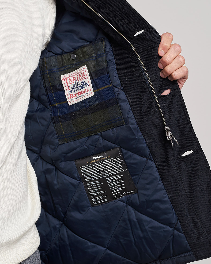 Barbour lutz waxed jacket navy online