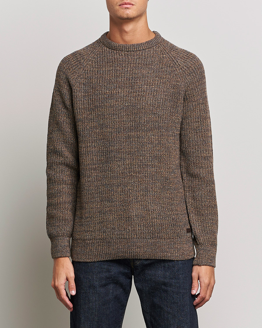 Herre |  | Barbour Lifestyle | Horseford Knitted Crewneck Sandstone