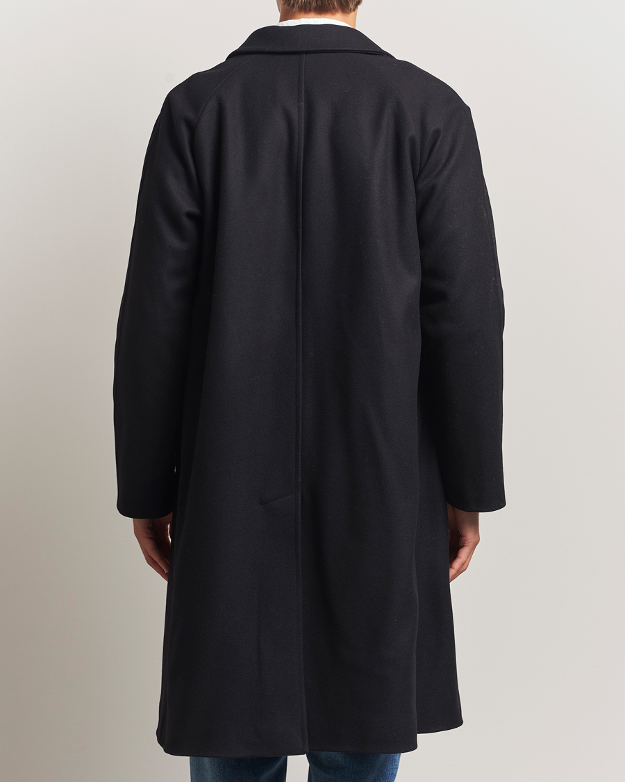 Herre | Jakker | Gloverall | Chesterfield Wool/Cashmere Refined Coat Black