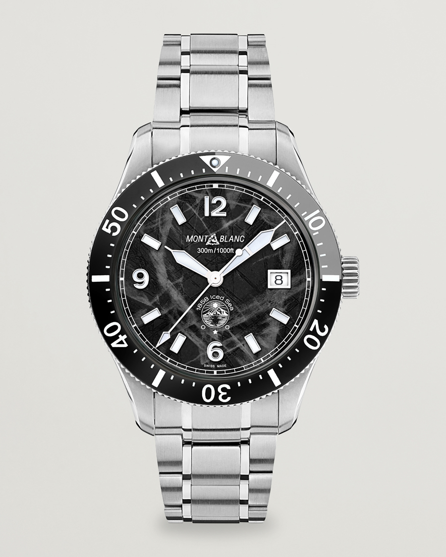 Herre | Montblanc 1858 Iced Sea Automatic 41mm Black | Montblanc | 1858 Iced Sea Automatic 41mm Black