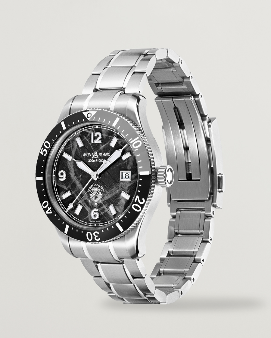 Herre | Montblanc 1858 Iced Sea Automatic 41mm Black | Montblanc | 1858 Iced Sea Automatic 41mm Black
