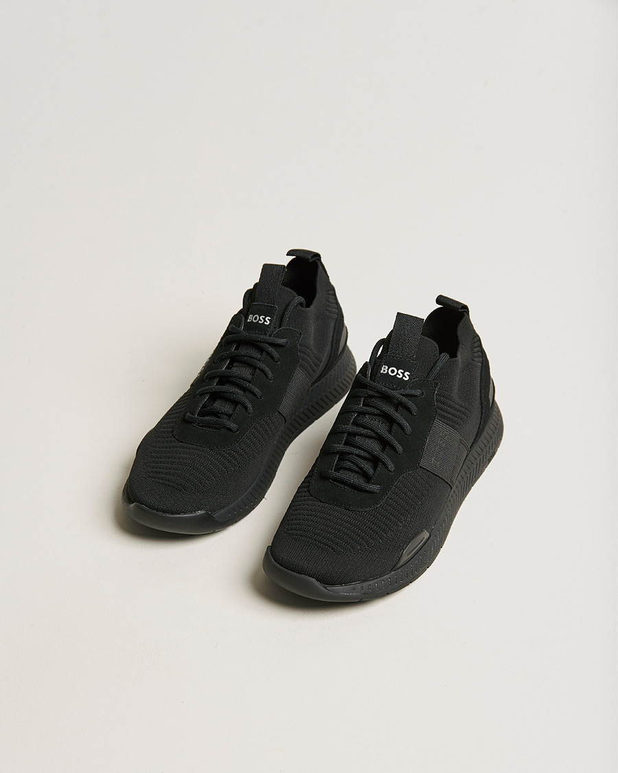 Herre |  | BOSS BLACK | Titanium Running Sneaker Black