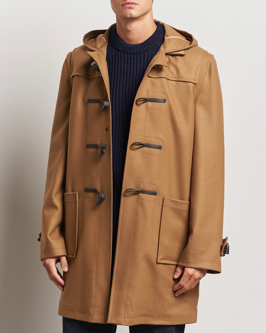 Herre | Tidsbegrenset sesongtilbud | Gloverall | Cashmere Blend Duffle Coat Camel