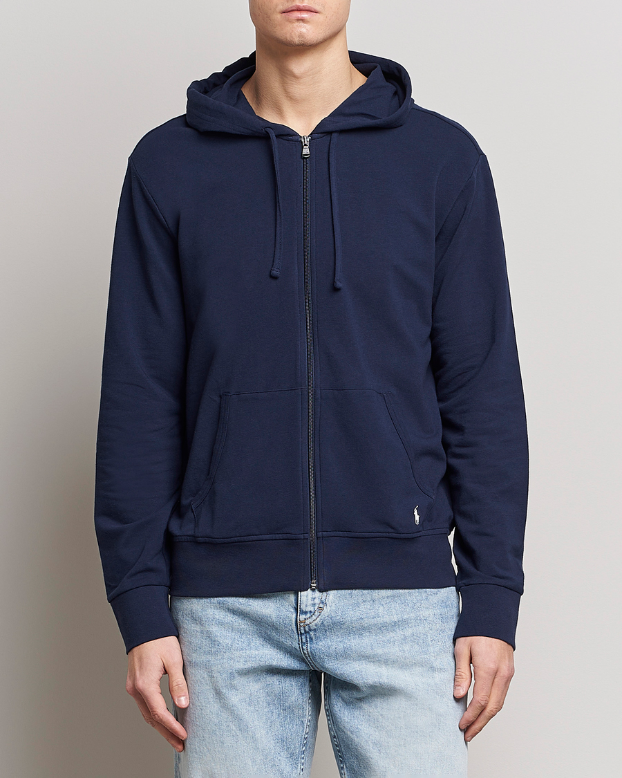 Herre | Hettegensere | Polo Ralph Lauren | Cotton Jersey Long Sleeve Hoodie Cruise Navy