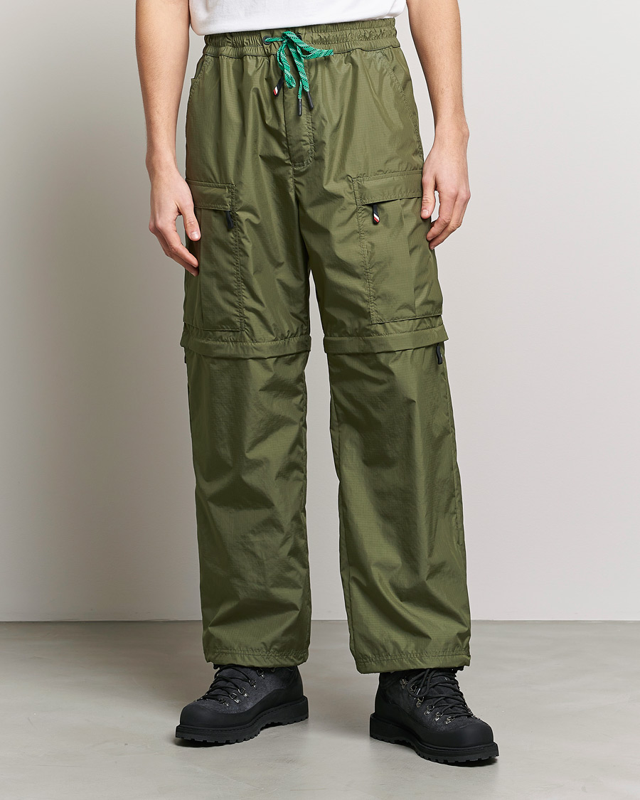 Herre | Luxury Brands | Moncler Grenoble | Zip Off Cargo Pants Military Green