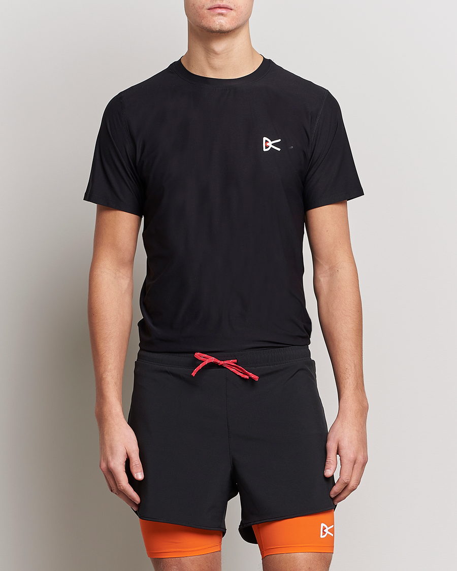 Herre | T-Shirts | District Vision | Aloe-Tech Short Sleeve T-Shirt Black