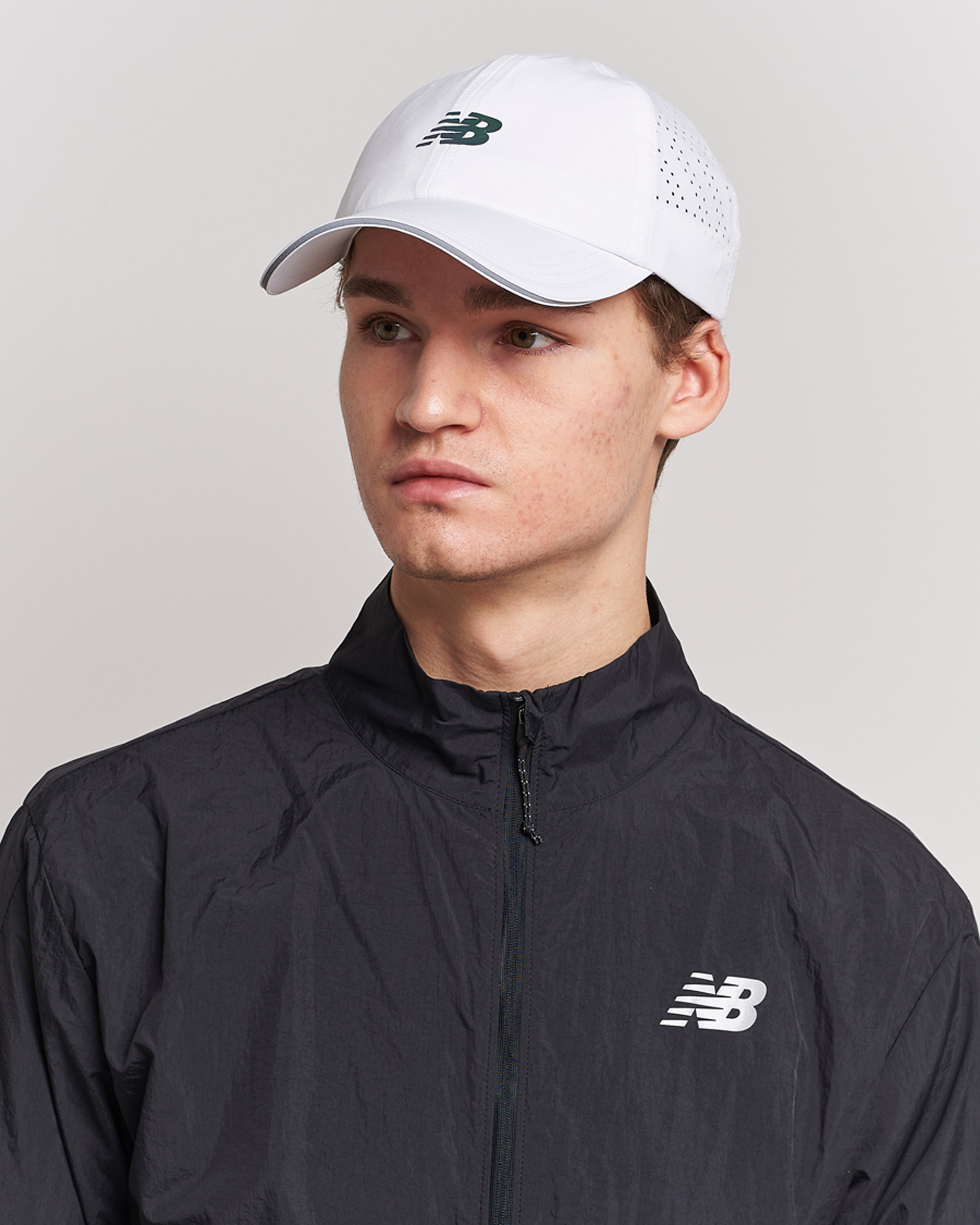 New Balance Running Laser Performance Run Hat White