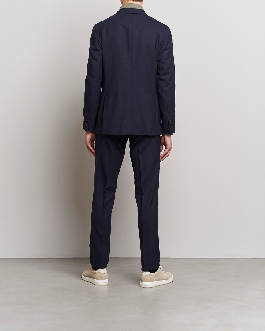 Herre | Mørk dress | Boglioli | K Jacket Wool Suit Navy