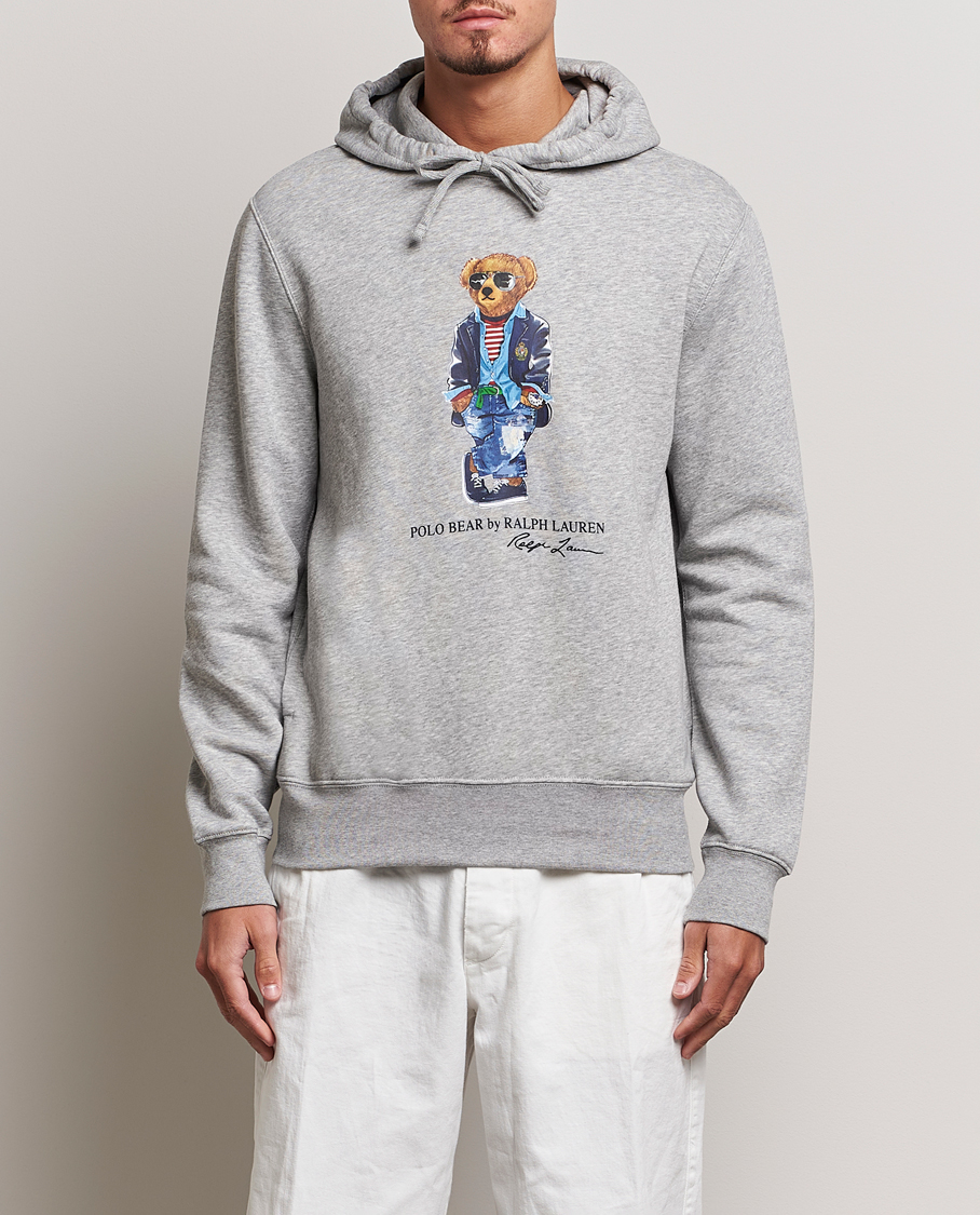 Polo bear hoodie herre sale