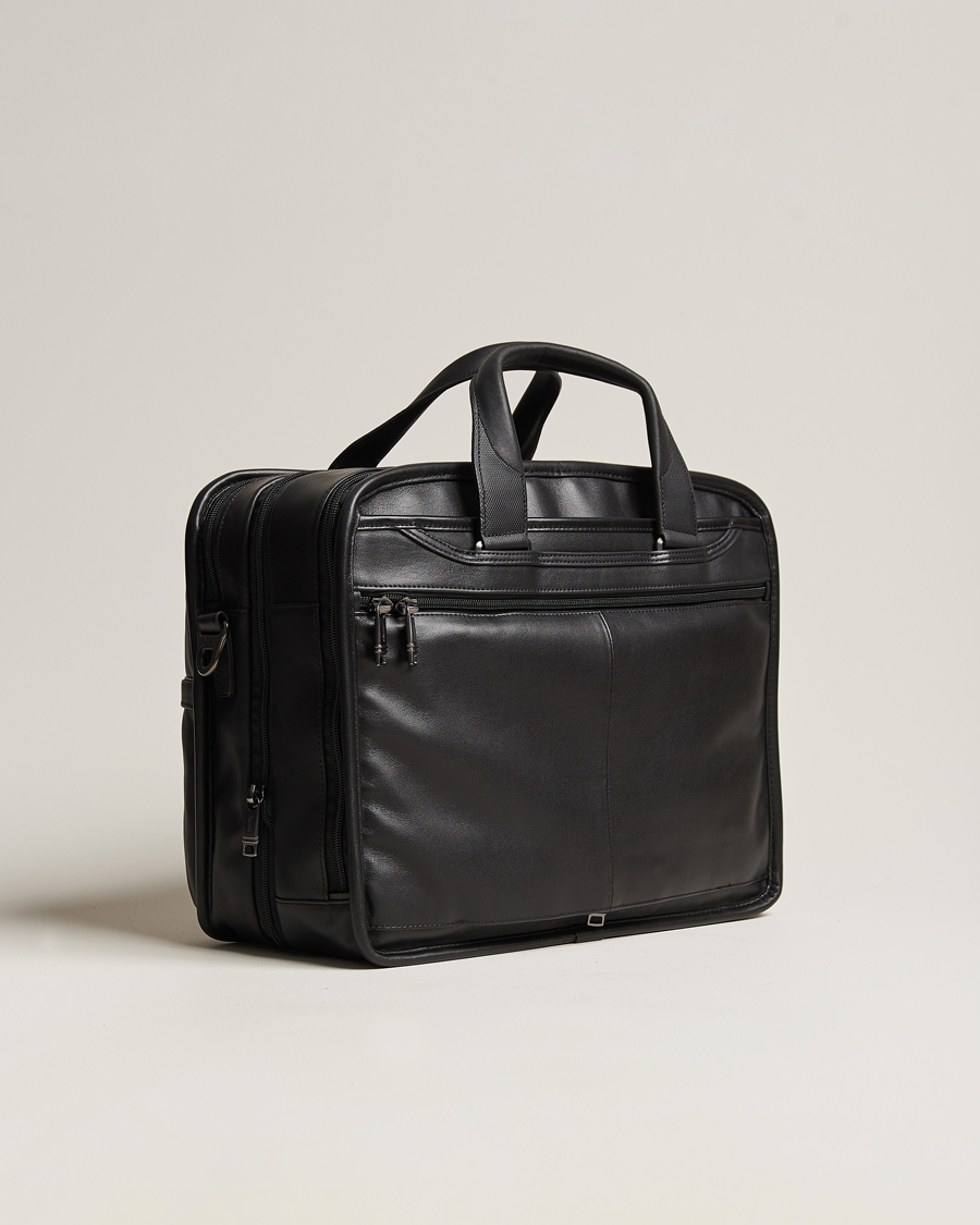 Herre | TUMI | TUMI | Alpha 3 Exp Organizer Laptop Leather Brief Black