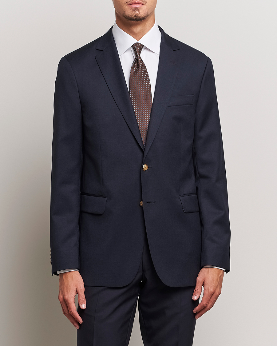 Herre | Ullblazer | Oscar Jacobson | John Club Wool Blazer Navy