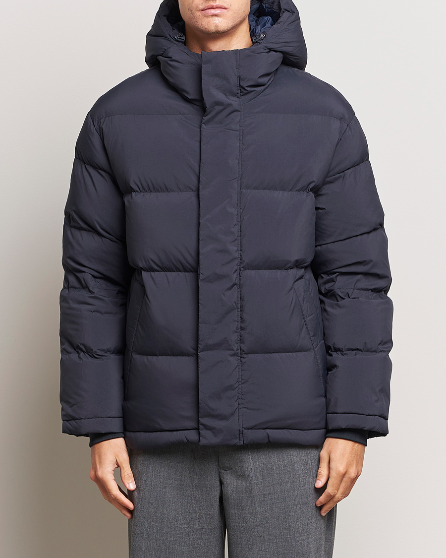 Herre |  | NN07 | Matthew Padded Down Jacket Navy Blue