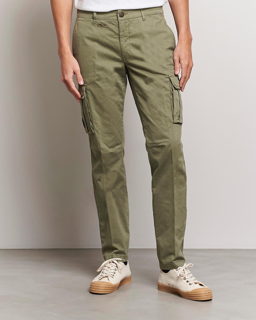 Herre | Klær | Aeronautica Militare | Cotton Cargo Pants Green