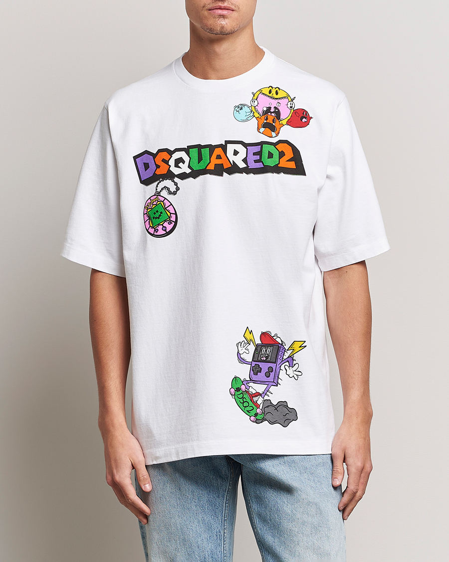 Herre | Dsquared2 | Dsquared2 | Heavy Skater Tee White