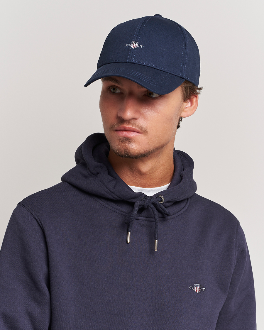 Herre |  | GANT | High Cotton Twill Cap Marine