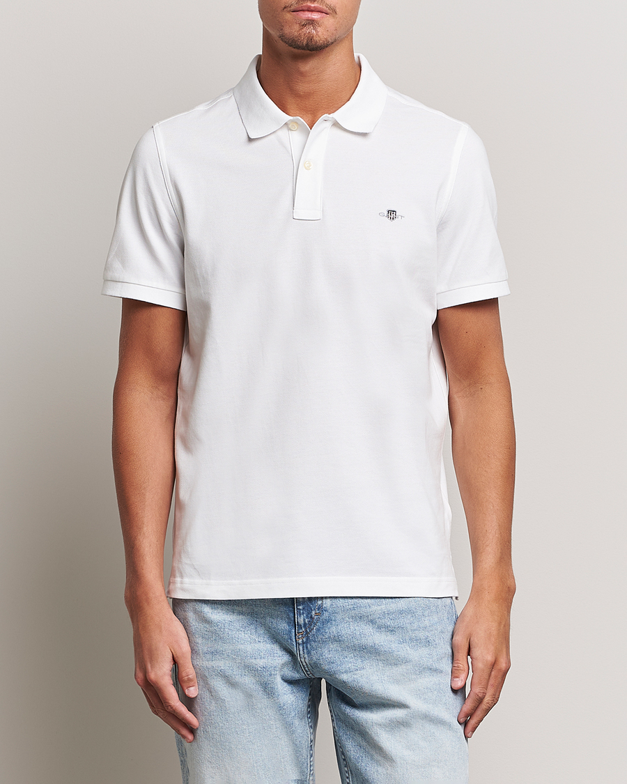 Herre | Pikéer | GANT | The Original Polo White