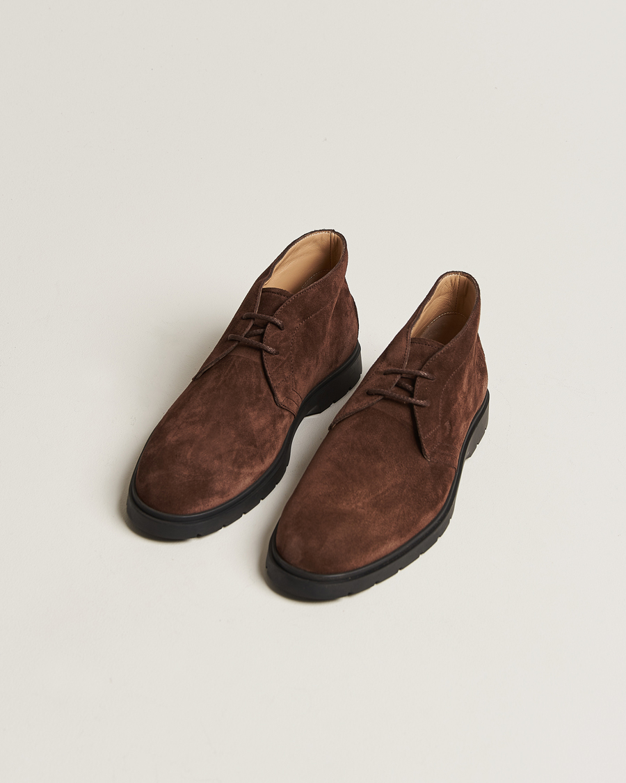 Herre | Sko | Tod\'s | Polacchino Chukka Boots Dark Brown Suede