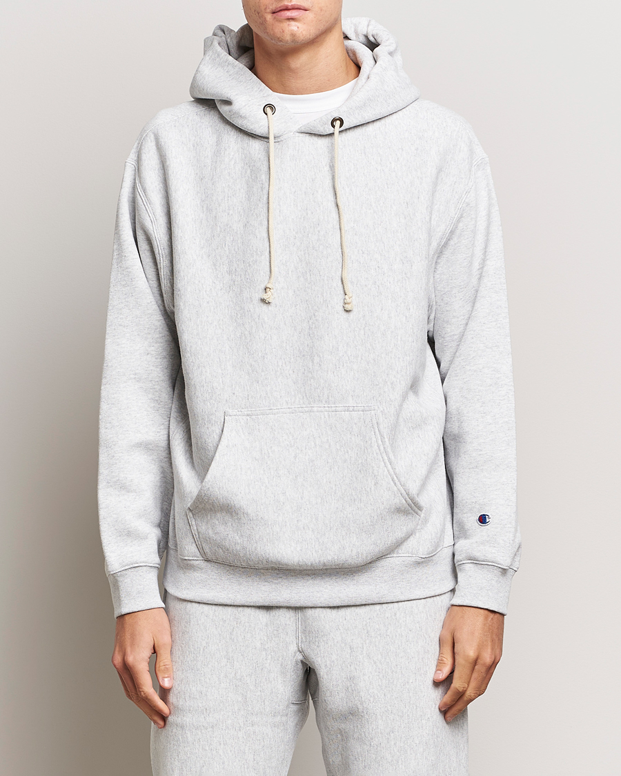 Herre | Klær | Champion | Reverse Weave Soft Fleece Hoodie Grey Melange