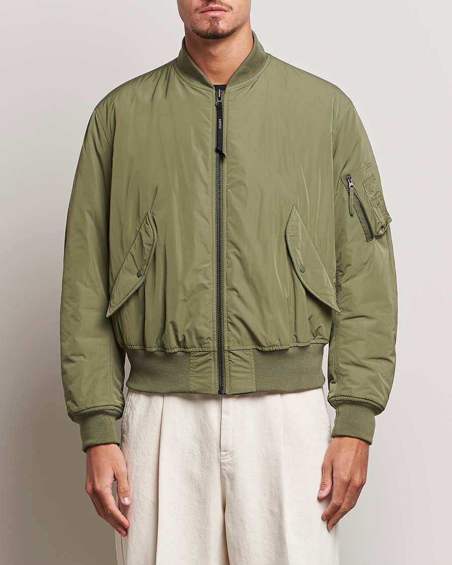 Herre | Klær | Aspesi | Gunner Nylon Flight Bomber Olive