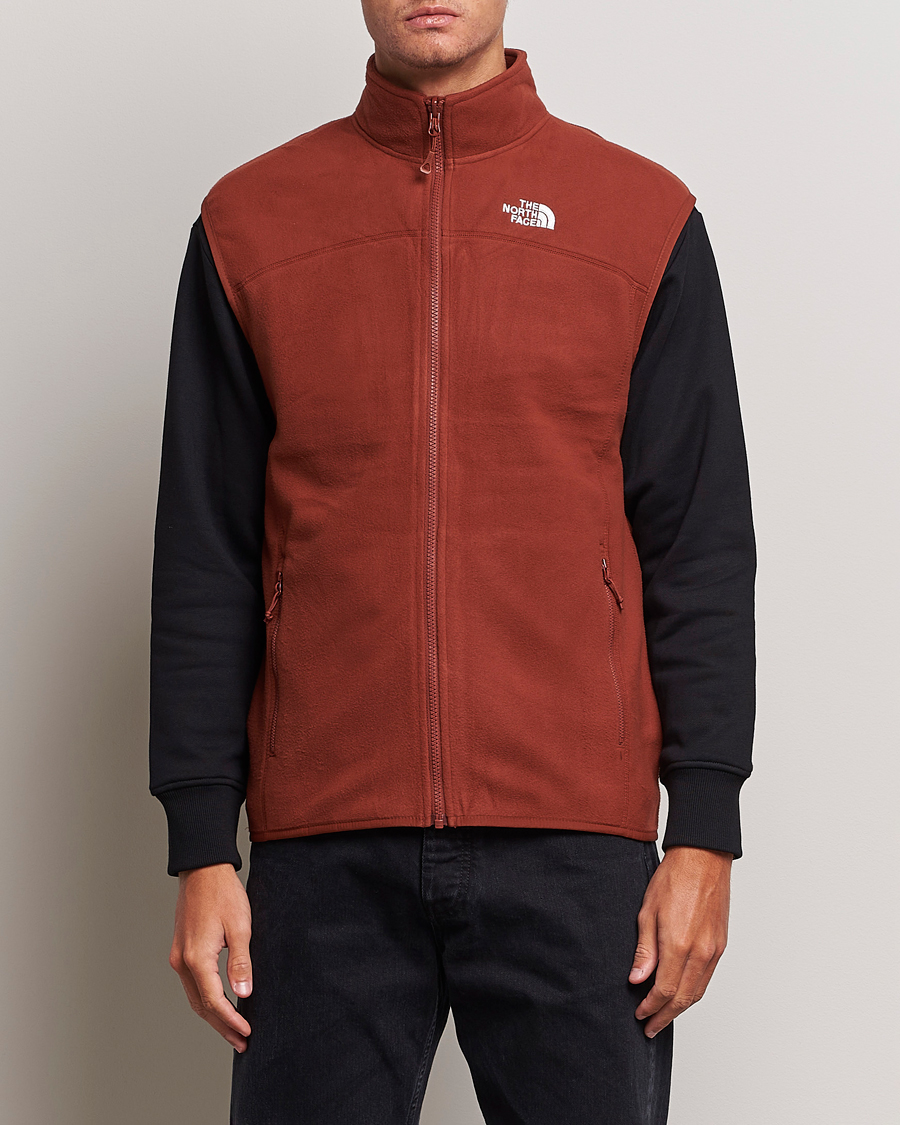 The North Face 100 Glacier Vest Brandy Brown hos