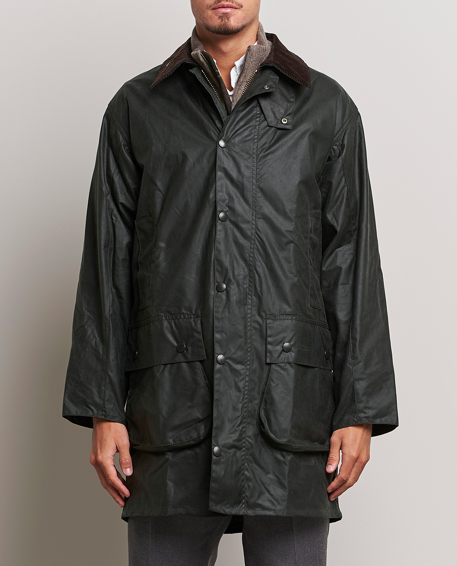 Barbour border store jacket sage