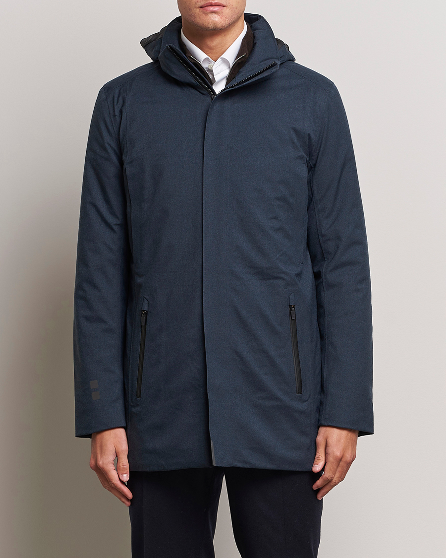 Herre | Business & Beyond | UBR | Regulator Parka Dark Navy Melange