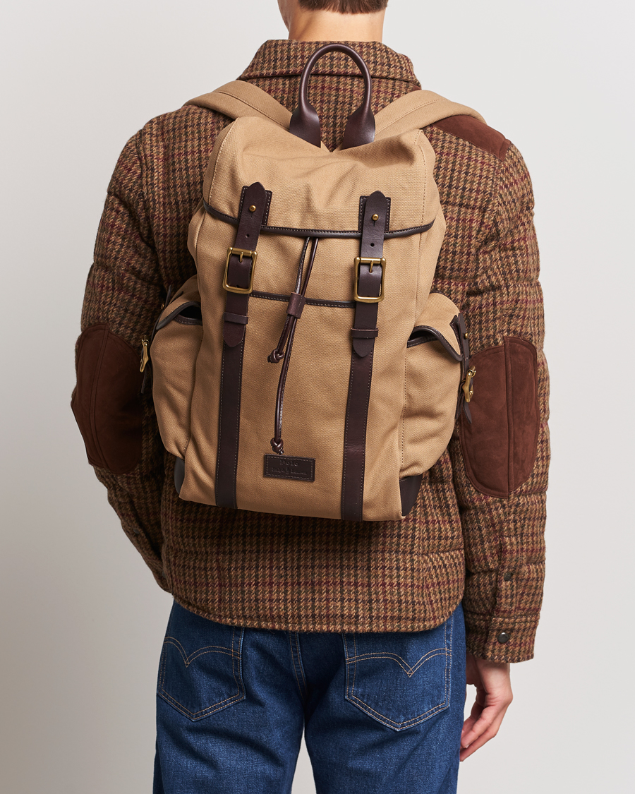 Herre | Assesoarer | Polo Ralph Lauren | Canvas Backpack Tan